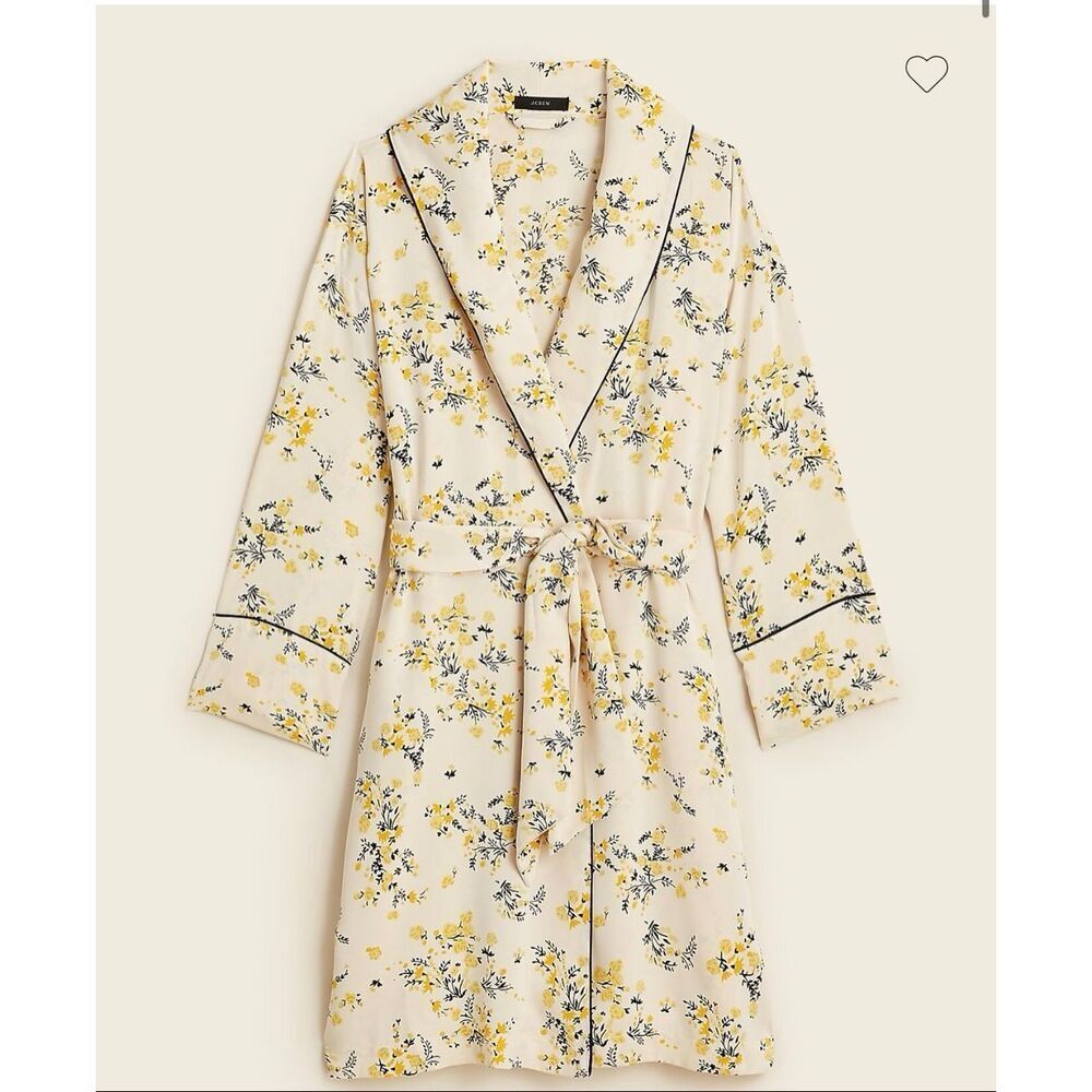 J crew Easy-luxe eco robe in budding floral